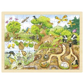 Puzzle Goki Fauna e Flora 57582 | 96 Peças - 1