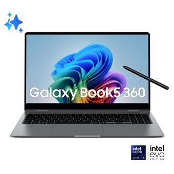 Computador Portátil Híbrido 2 em 1 Samsung Galaxy Book5 360 | 15.6'' | Intel Core Ultra 5 226V | 16 GB | SSD 512GB - 1