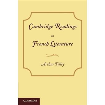 Cambridge Readings in French Literature - Paperback - 2013 - 1