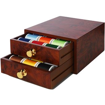 Caixa de Linhas Madeira com 30 Carretéis de Linha Polyneon de 1000 m - 1