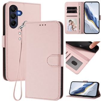 Capa com Carteira FLOODKING para Samsung Galaxy A17 | Fecho Magnético | RFID | Carregamento Sem Fios | Rosa - 1