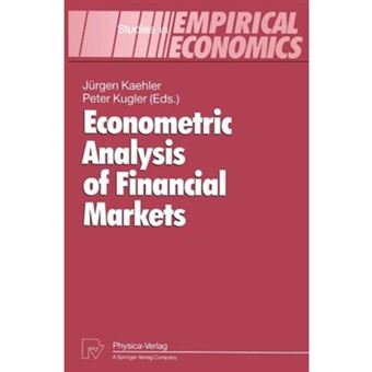 Econometric Analysis of Financial Markets - Hardback - 1994 - 1