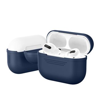 Capa Magunivers | TPU simples e elegante Azul escuro para Apple AirPods Pro - 1
