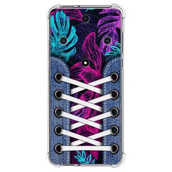 Capa Tumundosmartphone de silicone anti-choque para Honor magic 5 lite 5g design tênis 07 desenhos - 1
