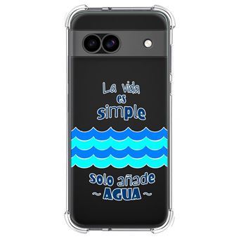 Capa de Silicone Tumundosmartphone para Google Pixel 8a 5G anti-choque | Desenhos de água - 1