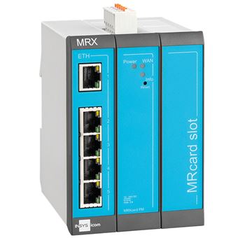 Router com Fio Insys Microelectronics MRX3 LAN | Azul, Cinzento - 1
