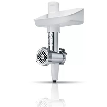 Picadora de Carne Bosch MUZS2FWW | Aço acetinado, Branco - 1