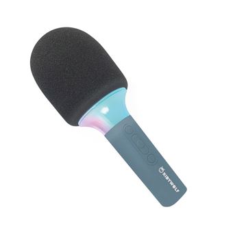 Microfone de Karaoke com Luz Azul Kidywolf Kidymic-Bu - 1