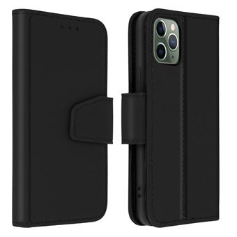 Capa Avizar para Apple iPhone 11 Pro | Função de Carteira | Couro Premium - Preto - 1