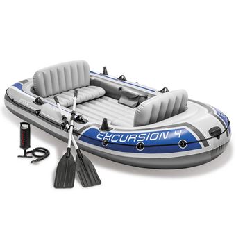Conjunto Intex Excursion 4 | Barco Insuflável com Remos e Bomba 68324NP - 1