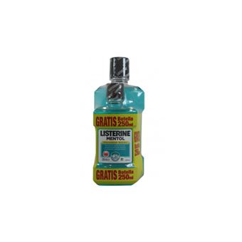Elixir Listerine Mentol 500+250ml - 1