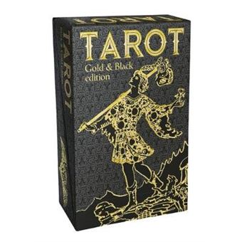 Tarot Gold And Black Edition 78 Full Colour Cards With Gold Foil Impressions Instructions - 1