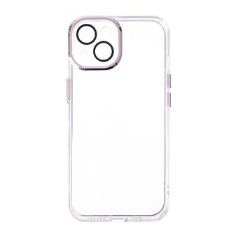 Capa skyhe para Apple iPhone 13 | Clear Chrome Close | Transparente + Rosa - 1