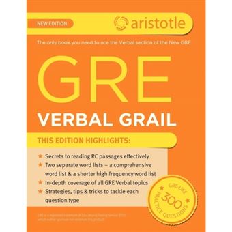 GRE Verbal Grail - Paperback / softback - 2013 - 1