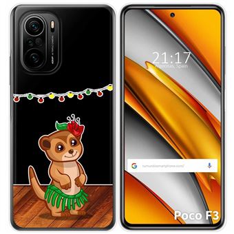 Capa Tumundosmartphone de Gel Transparente para Xiaomi POCO F3 5G / Mi 11i 5G desenhos de design Meerkat - 1