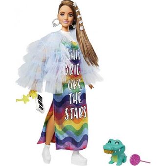 Barbie Extra Rainbow Dress - 1