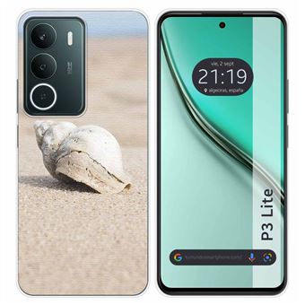 Capa Tumundosmartphone de silicone para Realme P3 lite design clamshell com desenhos animados - 1