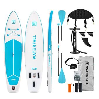 Prancha de Stand Up Paddle insuflável Waterfall 10.6 Touring All-In-One | Azul - 1