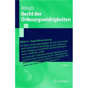 Recht der Ordnungswidrigkeiten - Paperback - 2005 - 1