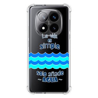 Capa TUMUNDOSMARTPHONE de silicone à prova de choque para Xiaomi Redmi Note 14 Pro+ Plus 5G Desenhos de água Design - 1