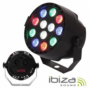 Projetor Ibiza Par com 12 Leds 1W Cree Rgbw Dmx Mic - 1