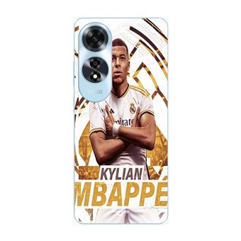 Capa Maniacase para Oppo A60 | papel de parede do Kylian Mbappe Real Madrid celebração - 1