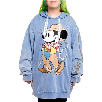 Sweatshirt Unissexo Mickey Mouse Cowboy Disney Western | M - 1