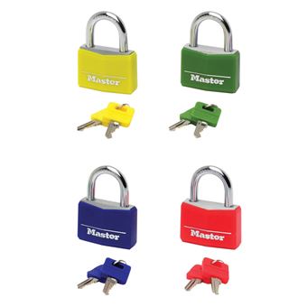 Cadeado MASTER LOCK 9141EURDCOL | Azul, Verde, Vermelho, Amarelo - 1