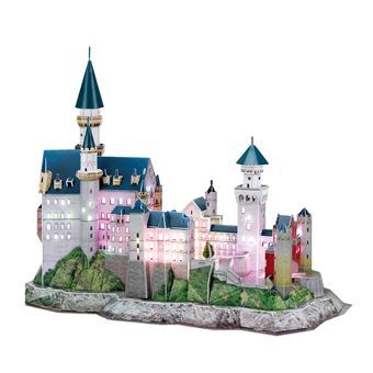 Puzzle 3D CubicFun Edifícios Neuschwanstein Castle | 128 Peças - 1