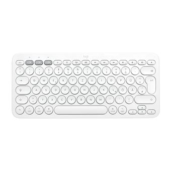 Teclado Wireless Logitech K380 for mac | Idioma: Espanhol | Branco - 1