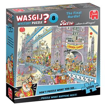 Puzzle Jumbo Wasgij No License Retro Mystery 8 - O obstáculo final! (1000 peças) | 1000 Peças - 1