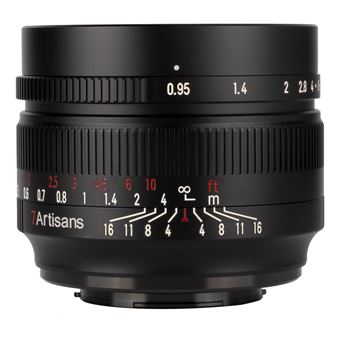 Lente de Máquina Fotográfica 7Artisans 50mm f0.95 | Preto - 1