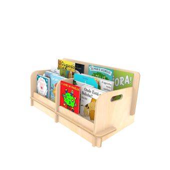 Estante de Livros Compact MOB | Madeira Natural - 1