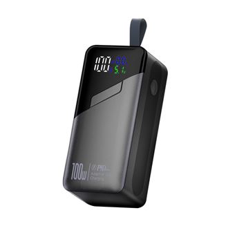 Power Bank SZSMART TP01 PD40W Type-C | 100W | para Tablet e Telemóvel com Cabo de Carregamento | 20000mAh | Preto - 1