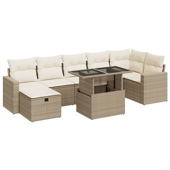Conjunto de Mobiliário de Exterior VidaXL 3327828 - 1