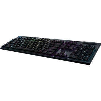 Teclado Gaming Wireless Logitech G G915 LIGHTSPEED- GL Tactile | Idioma: Espanhol | Preto - 1