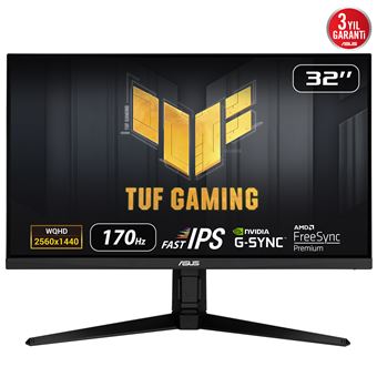 Monitor Gaming ASUS VG32AQL1A | LED | WQHD | 1 ms | 170 Hz | 31.5" | G - 1