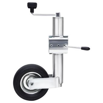 Roda Jockey para Reboque com Braçadeira de Divisão vidaXL | Aço galvanizado - 1