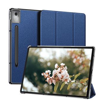 Capa DUX DUCIS para Lenovo Idea Tab Pro 12.7 em PU com Suporte e Porta-Lápis– Azul - 1