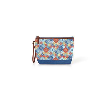 Necessaire Ambar Lusa Tile Blue - 1