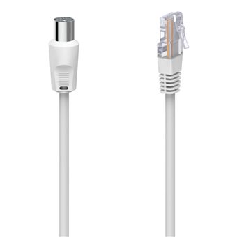 Cabo Coaxial Hama 00205032 | Branco - 1