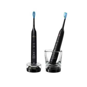 Escova de Dentes Elétrica Philips Sonicare DiamondClean 9000 series DiamondClean 9000 HX9914/54 Escova de dentes recarregável | Preto - 1