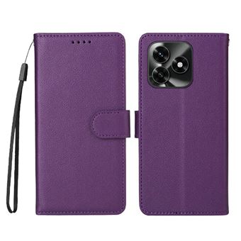 Capa Carteira FLOODKING para Honor X5C Plus | Couro PU | Roxo - 1
