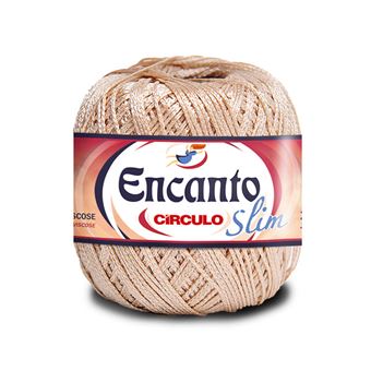 Fio de Crochet Circulo Encanto Slim | 100G | Amendoa - 1