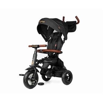 Triciclo Qplay Rito Deluxe Borracha Black - 1