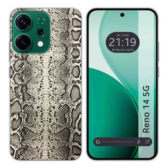 Capa Tumundosmartphone de silicone para Oppo Reno 14 5G | Animal Design 01 Desenhos - 1