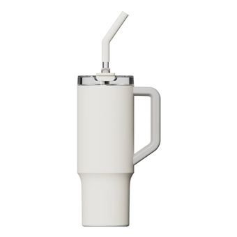 Caneca Xiaomi Straw Mug | Branco - 1