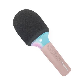 Microfone de Karaoke com Luz Rosa Kidywolf Kidymic-Pi - 1