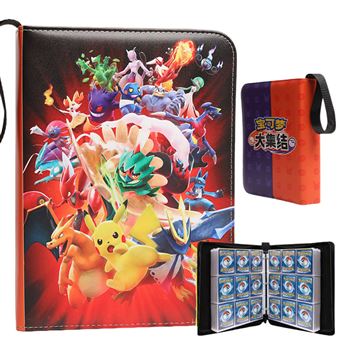 Álbum Pokémon TCG V-REEL | Couro PU com Zíper | 900 Cartas | HLX-191 - 1