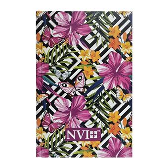 Bíblia Nvi Letra Hiper Gigante Capa Dura Flores Hibisco - 1